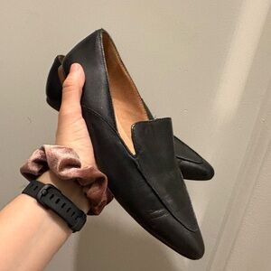 MADEWELL pointed toe Classic Black Leather Women's Loafers Sz 8